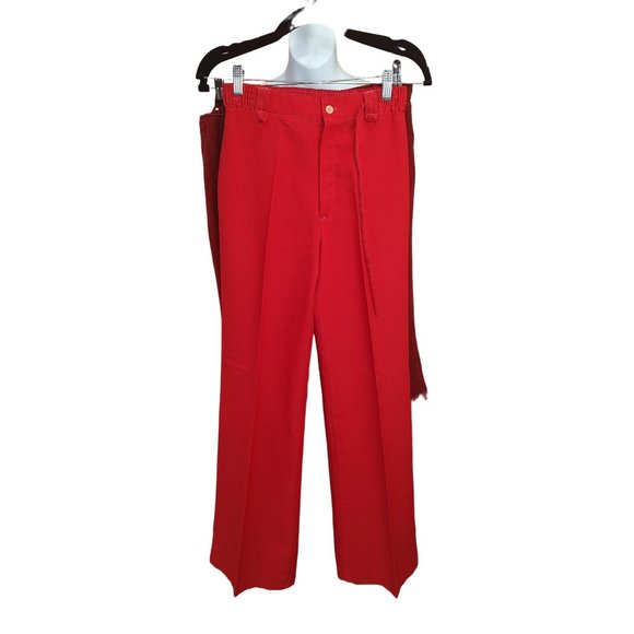 Vintage Lot of 5 Damaged Bell Bottom, Flare, Straight Leg Pants "As Is" - Picture 4 of 16